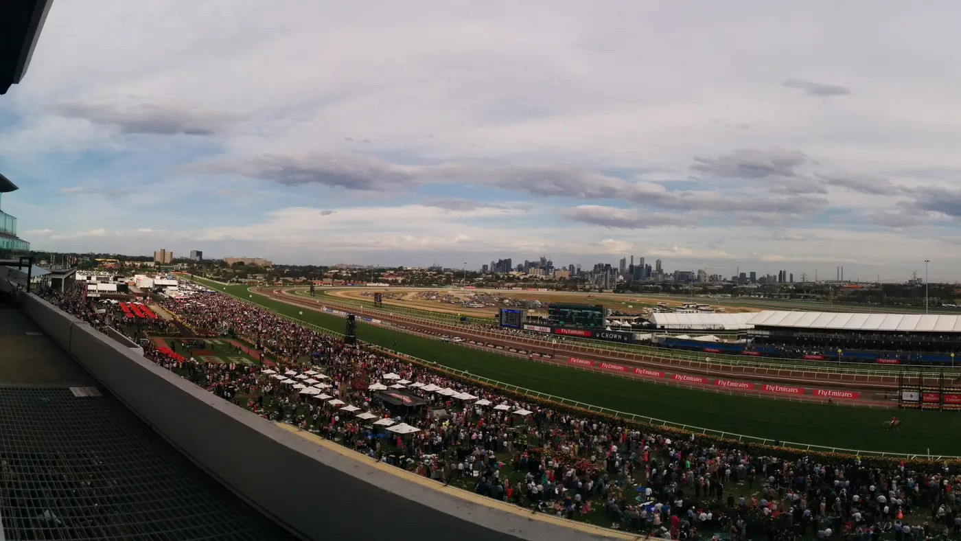 The venue: Flemington Racecourse