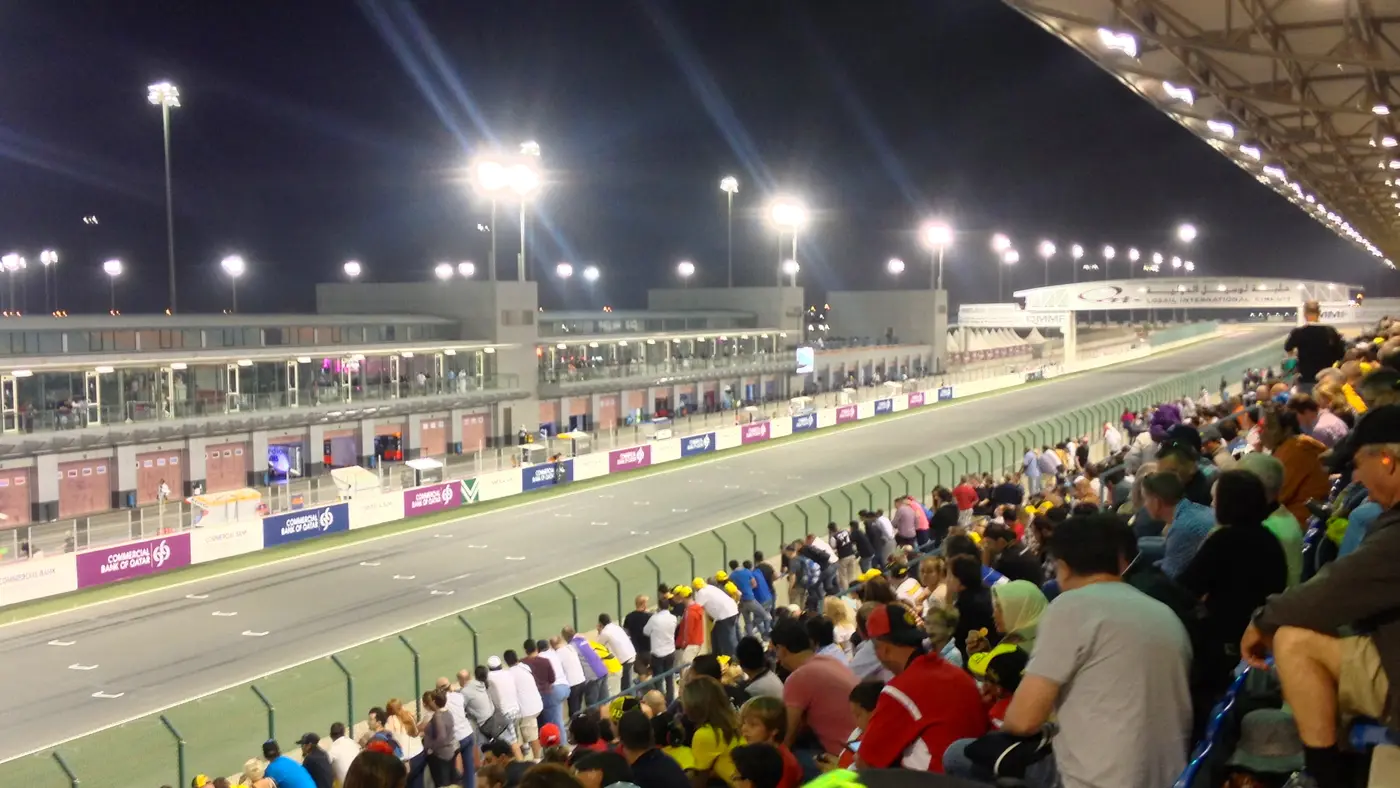The venue: Lusail International Circuit